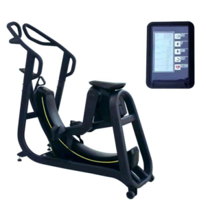 Commercial Curved-Stride Elliptical Trainer | High-Knee Lower Body Workout Machine