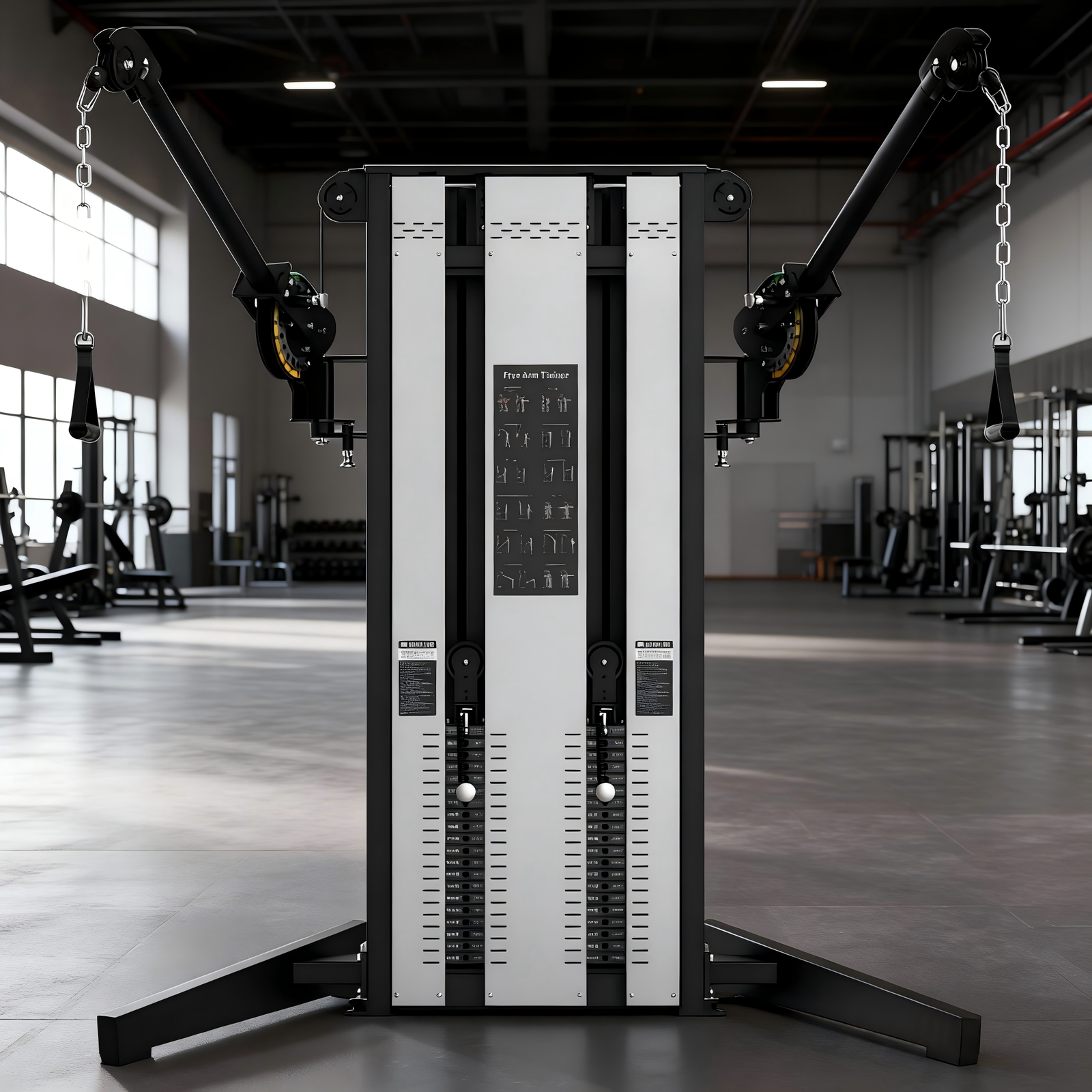 Commercial Dual Cable Crossover Machine | Adjustable Pulley Strength ...