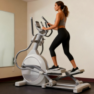 Commercial Smart Elliptical Trainer with Motorized Incline
