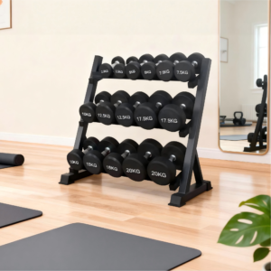Mini 3-Tier Dumbbell Rack for Home & Commercial Gym Storage