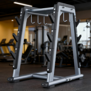 Commercial Gym Handle Storage Rack | Cable Attachment Organizer Stand